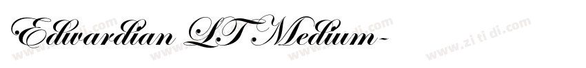 Edwardian LT Medium字体转换